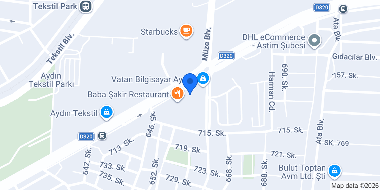 Civil - Aydın / Efeler konumu