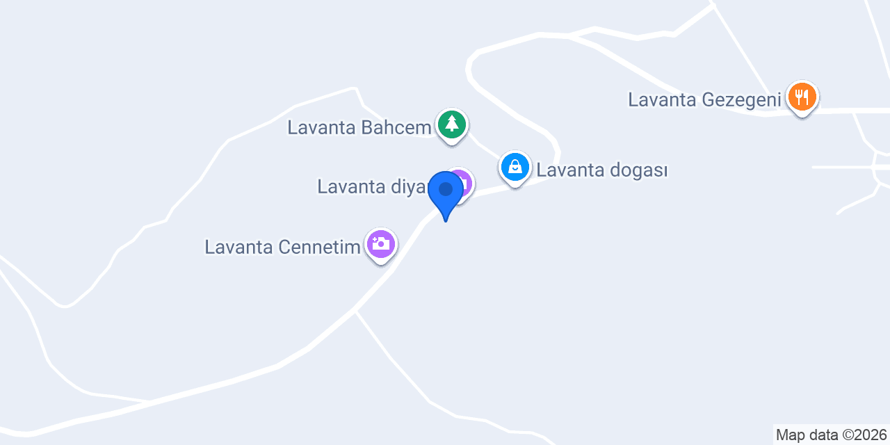 Kuyucak lavanta bahçesi konumu