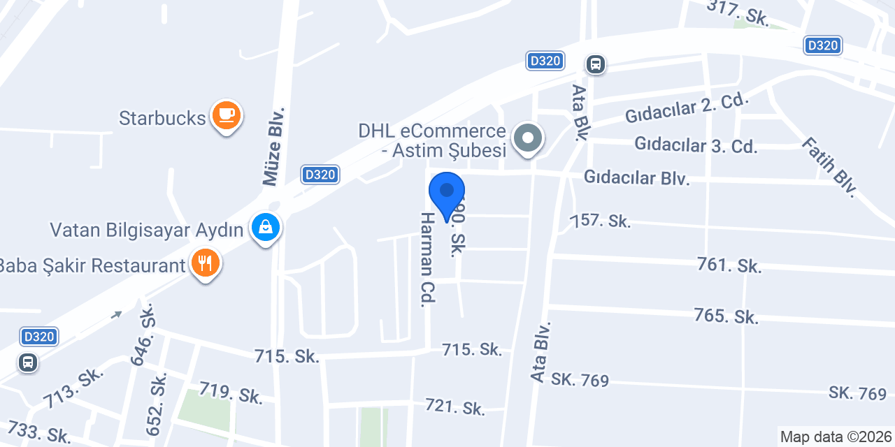 ŞAHİNLER AUTO konumu