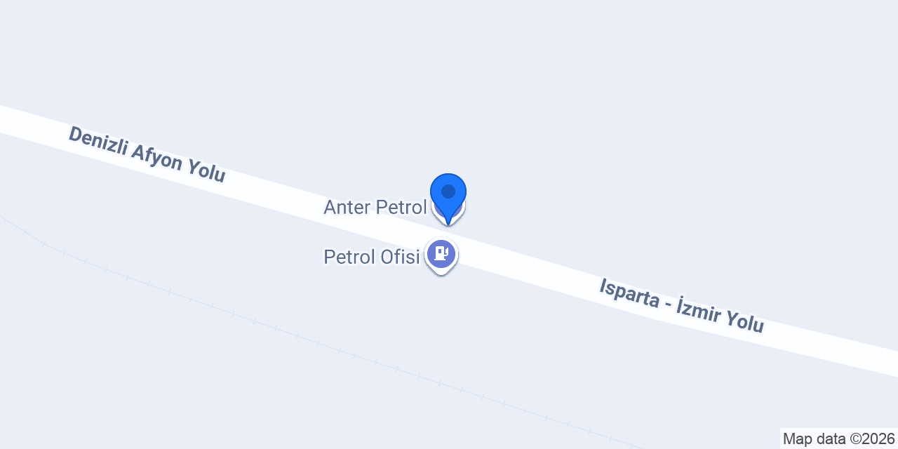 Anter Petrol konumu