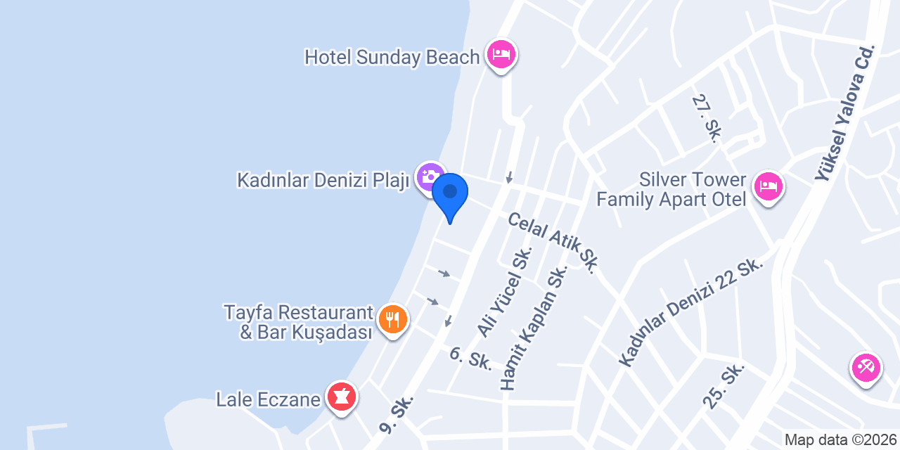 Ekin Otel konumu
