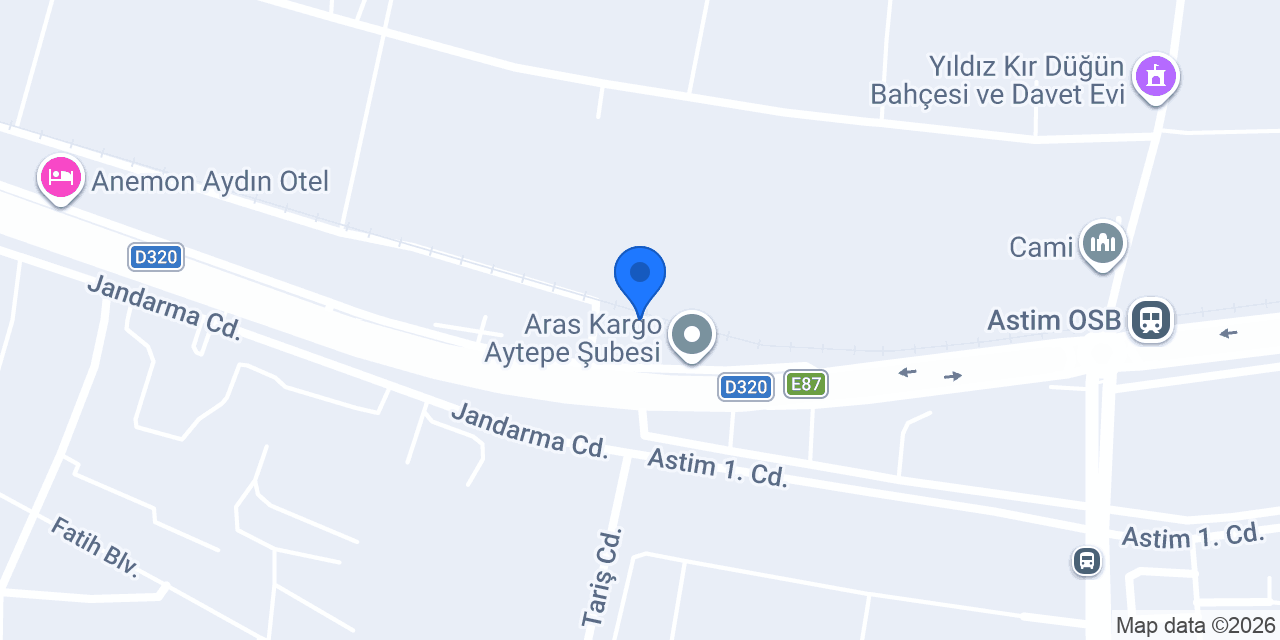 İskoop Aydın Şube konumu