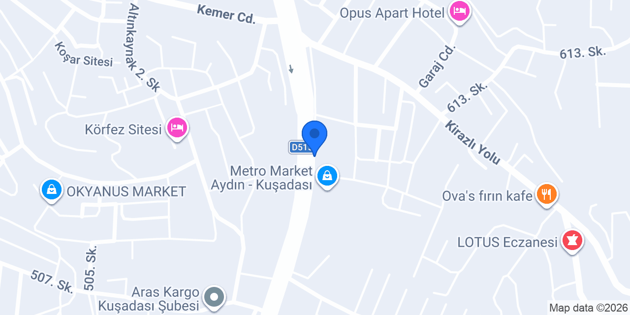 ERGÜL MOBİLYA konumu