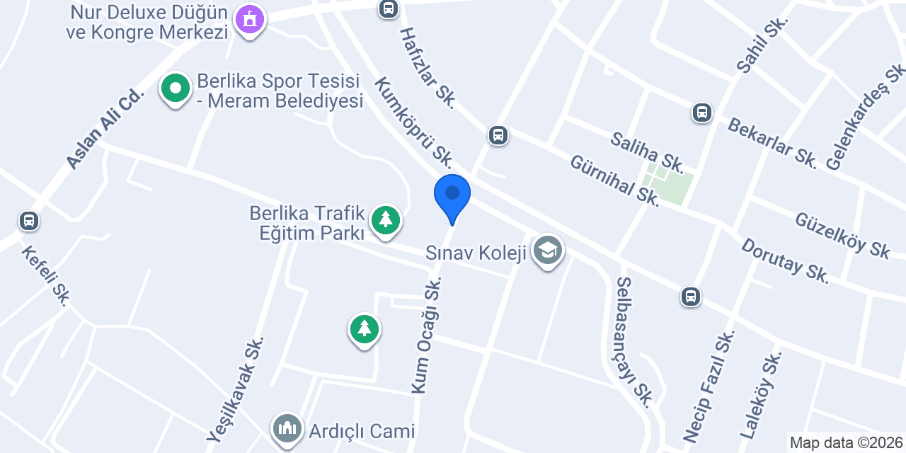 Lalebahce kozagac taksi konumu