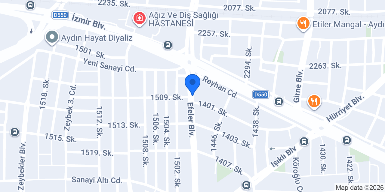 Konak Fırın Cafe konumu