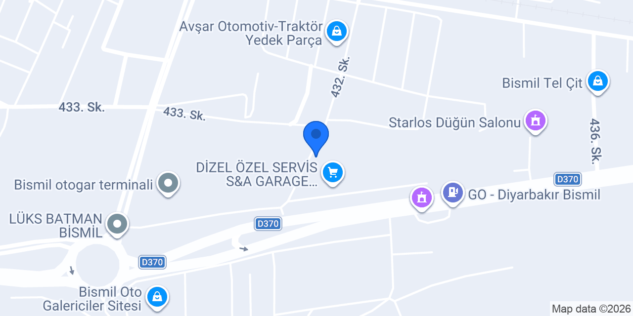 HAMOOĞLU OTO KAPORTA konumu