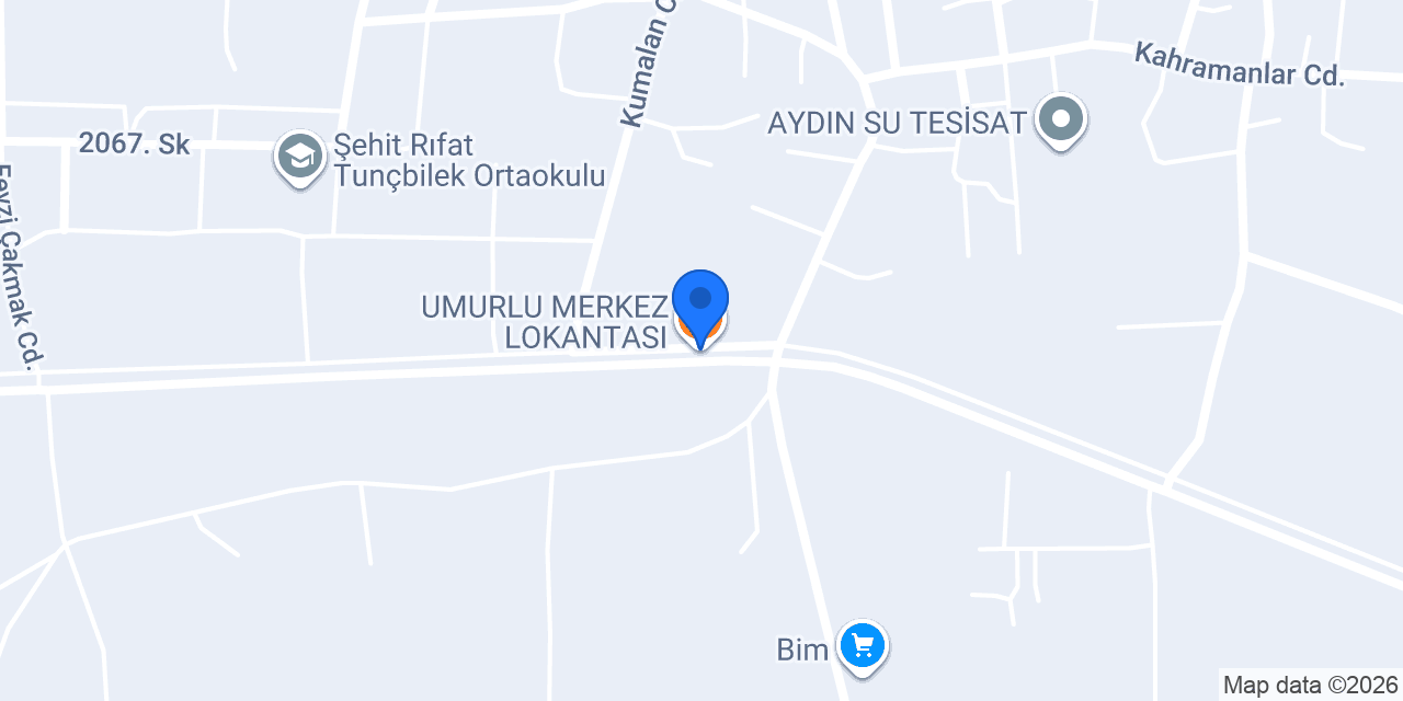 UMURLU MERKEZ LOKANTASI konumu