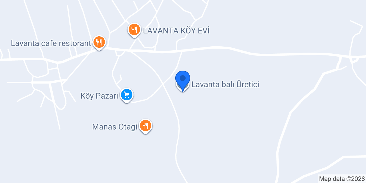 Lavanta balı Üretici konumu