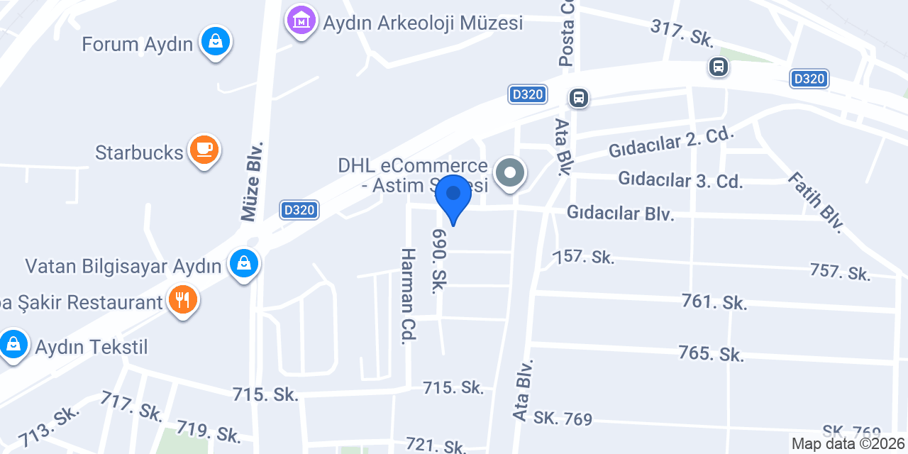 Dinçer Toptan Gıda Ticaret konumu