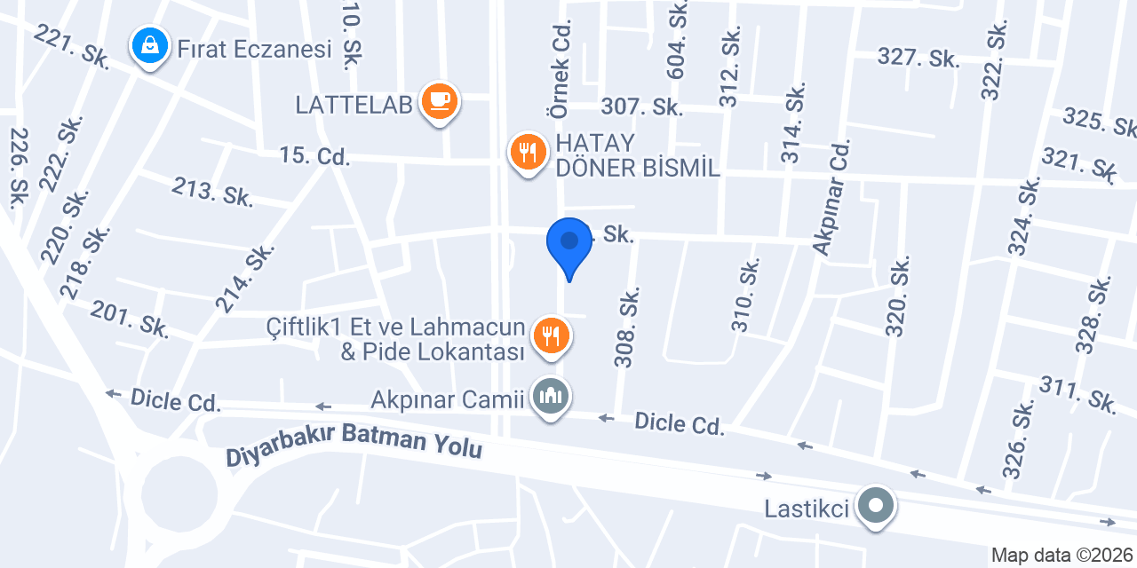 Kaçmaz Mobilya konumu