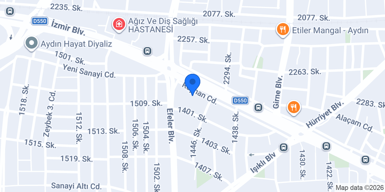 Hulusi Devrim Motorlu Araçlar konumu