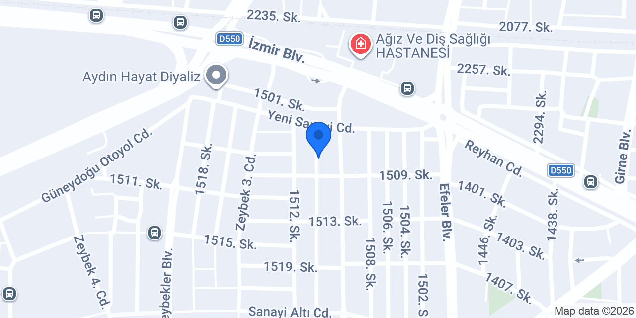 Auto Kale Aydın Oto Ekspertiz konumu