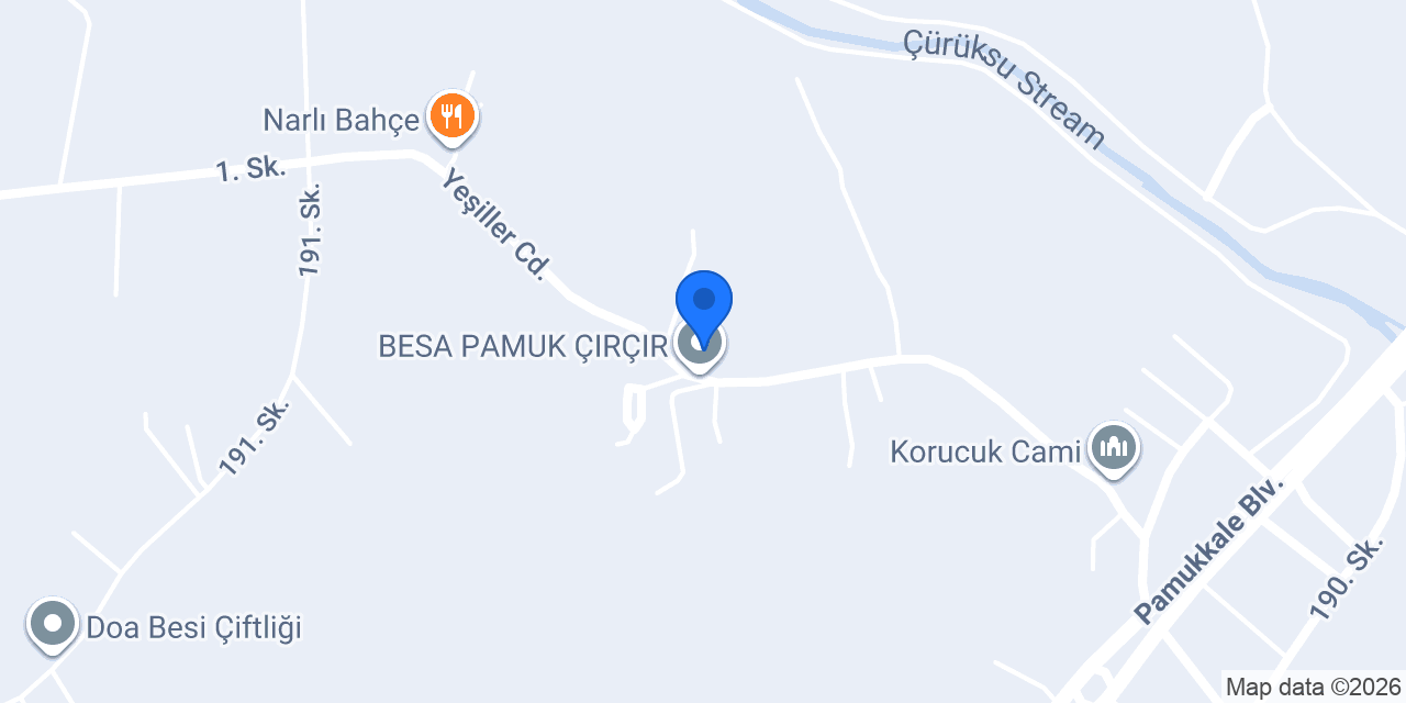 BESA PAMUK ÇIRÇIR konumu