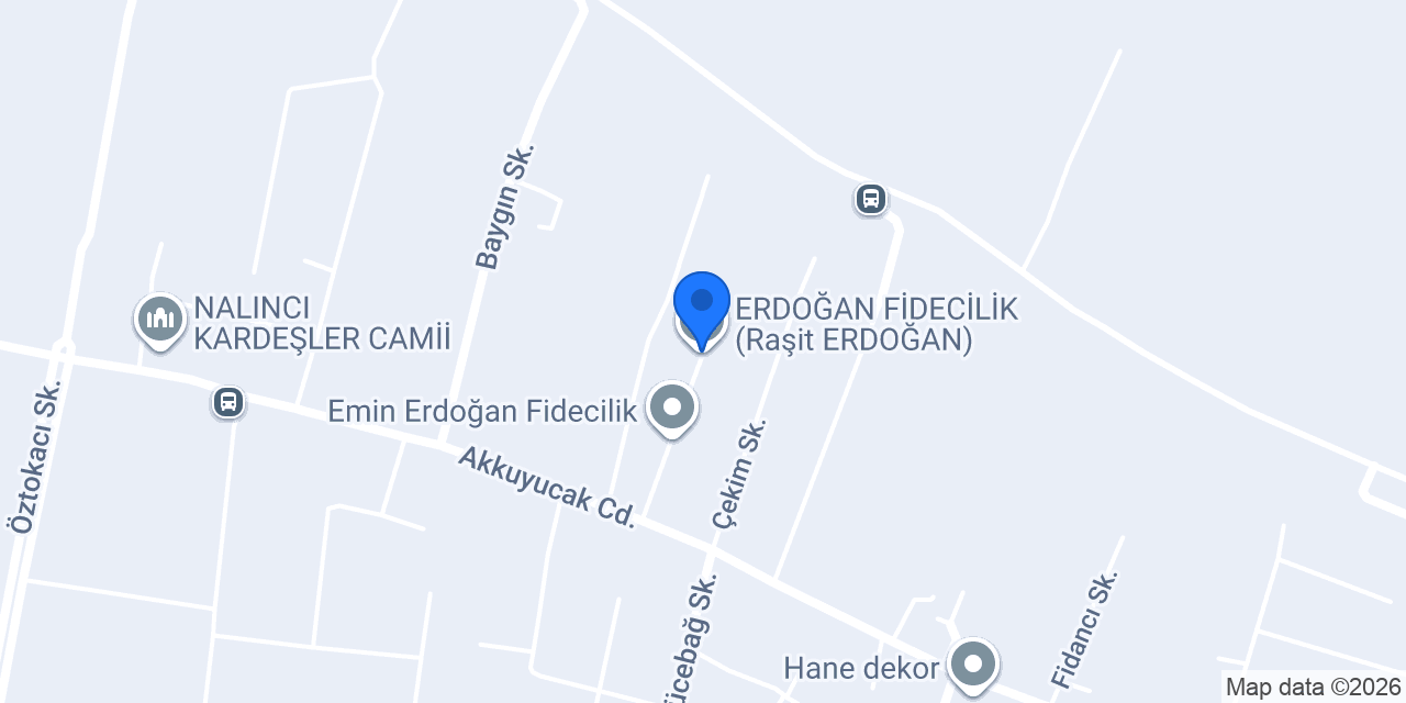 ERDOĞAN FİDECİLİK (Raşit ERDOĞAN) konumu