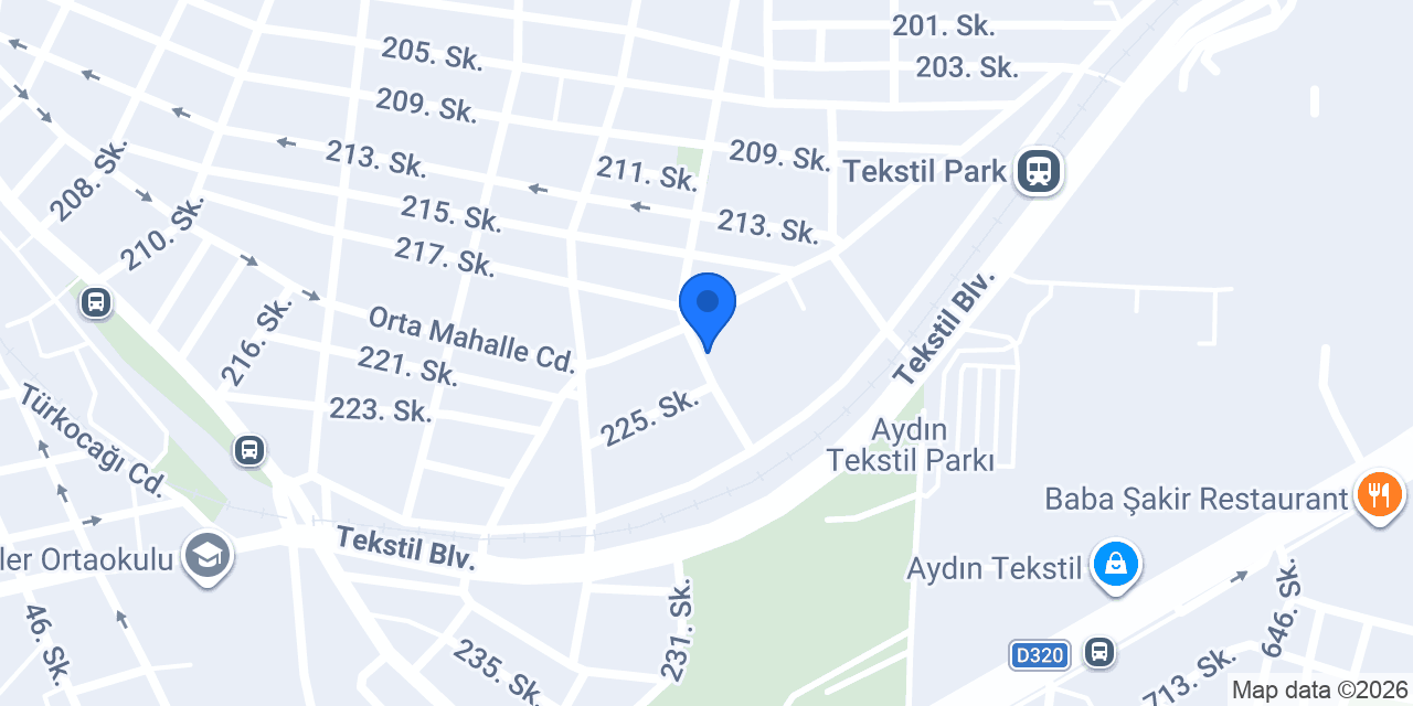 Efeler Mesleki Eğitim Merkezi konumu