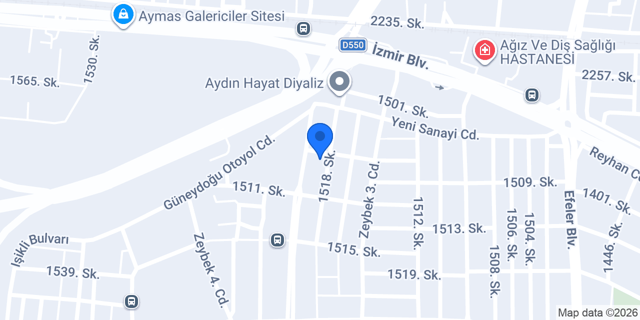 AYDIN DUŞ DUŞAKABİN SİSTEMLERİ konumu