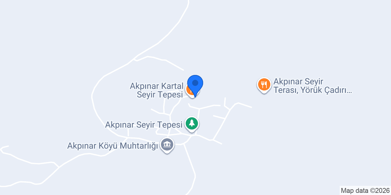 Akpınar Kartal Seyir Tepesi konumu
