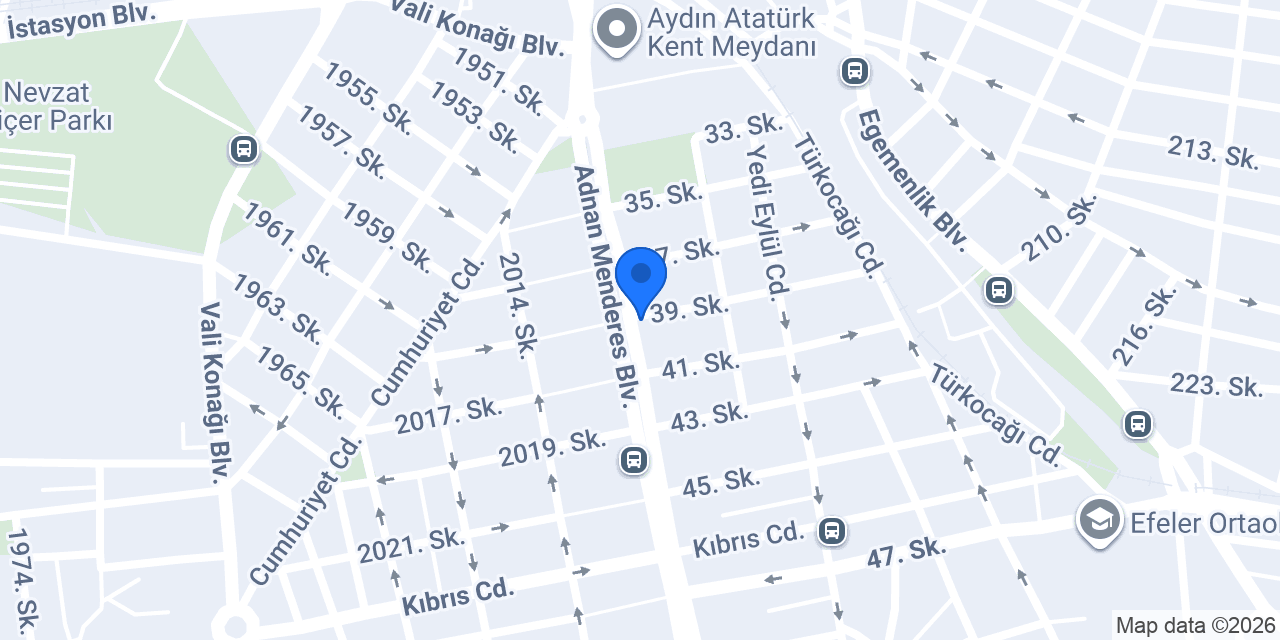 Favori Kuaför Aydın konumu