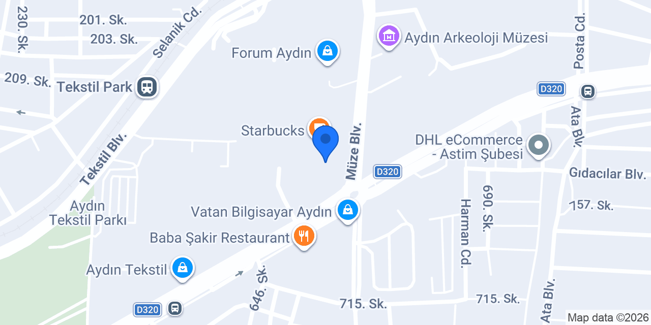 WATSONS FORUM AYDIN konumu