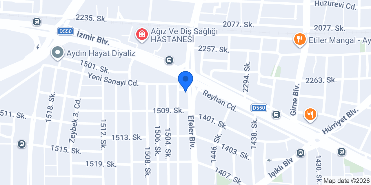 Aydın Gözlem Çevre Danışmanlık konumu