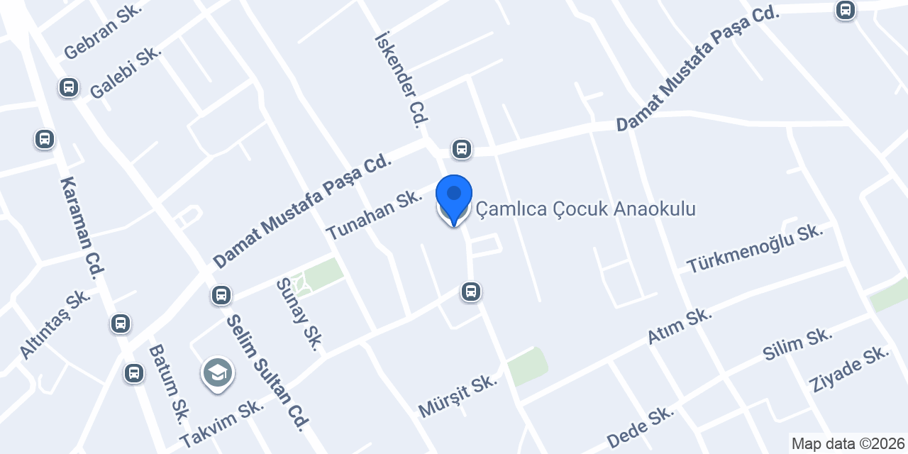 Çamlıca Çocuk Anaokulu konumu