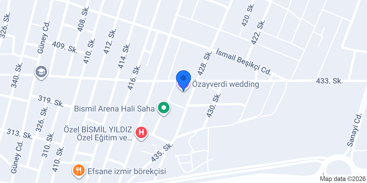 Özayverdi wedding konumu