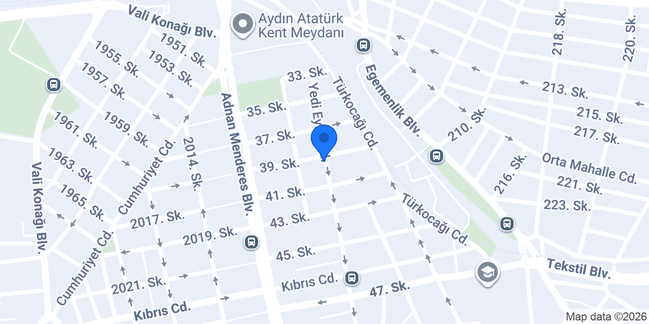 Çınar Sıhhi Tesisat Aydın konumu