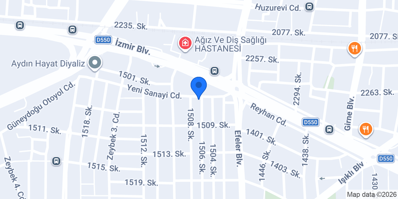 Aydın Pompa Servisi konumu