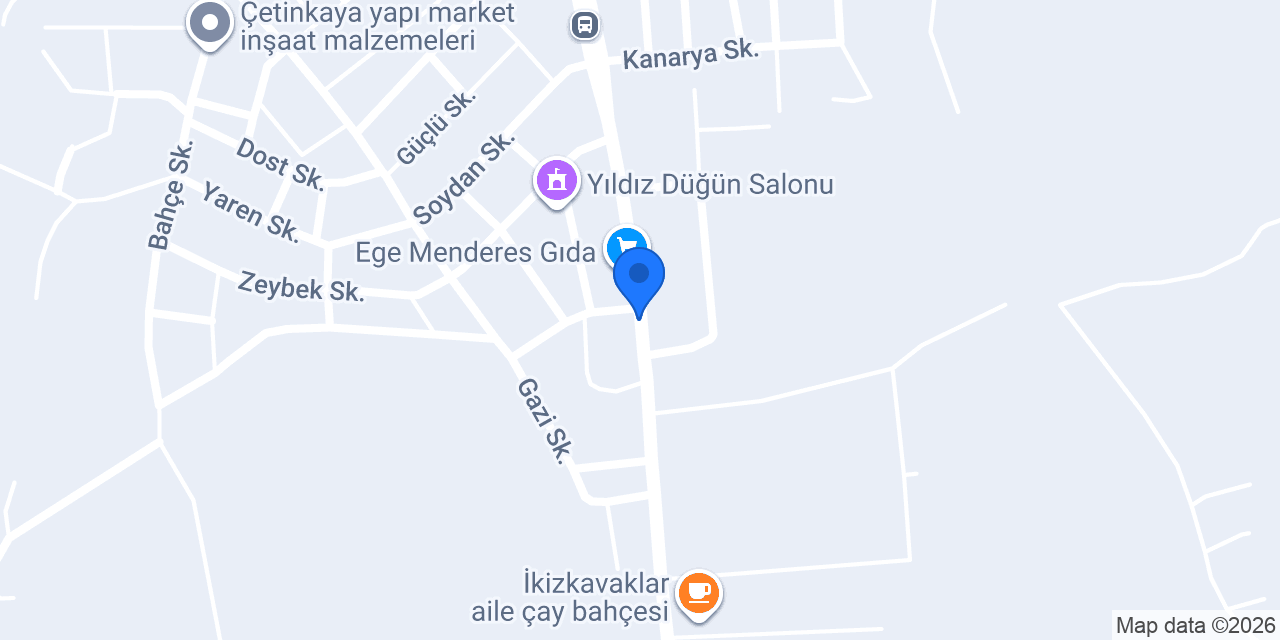 Öztürk gıda konumu