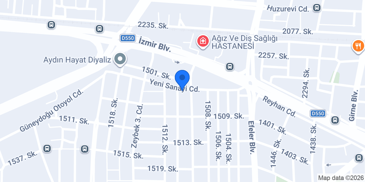 Yakup Akü Dünyası konumu