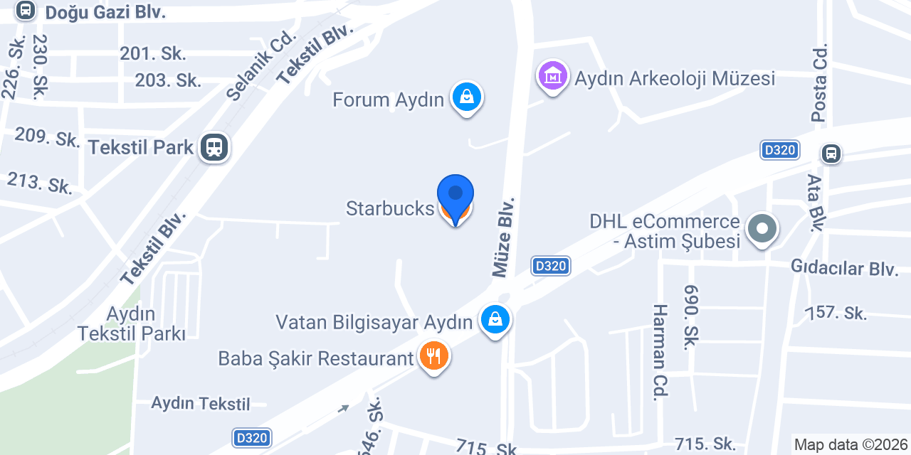 Boston Donuts Aydın konumu