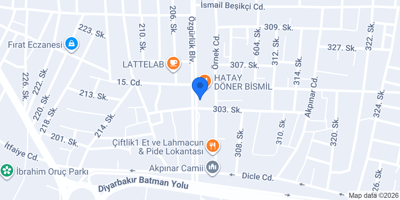 Saklı Bahçe Cafe konumu