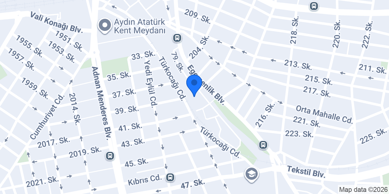 Yedieylül İlkokulu konumu