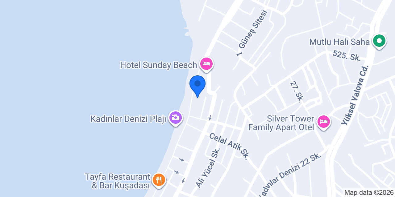 Ladies Beach Restaurant Cafe & Bar konumu