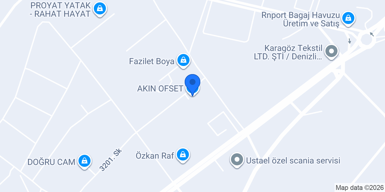AKIN OFSET konumu