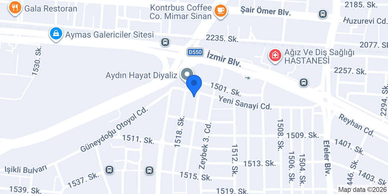 Harun Oto Özel Servis konumu