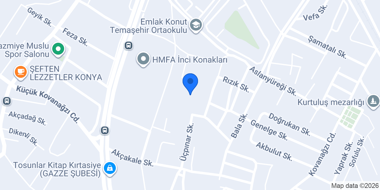 Ayos Meram Evleri konumu