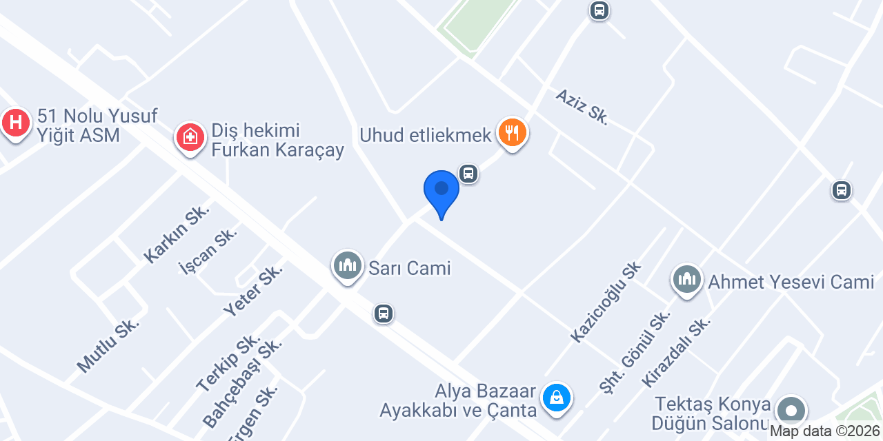 Karatay Akıncı Park Konut Yapı Kooperatifi konumu