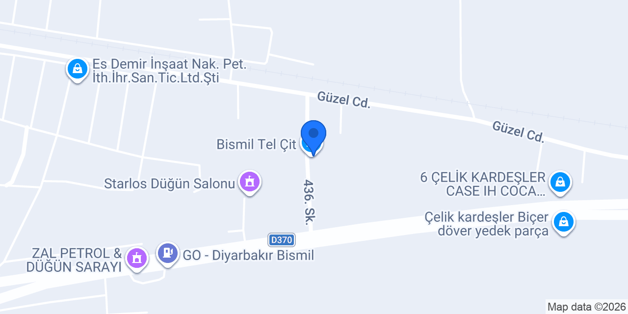 Bismil Tel Çit konumu