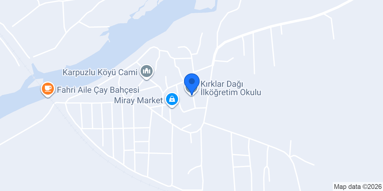 Kırklar Dağı İlköğretim Okulu konumu