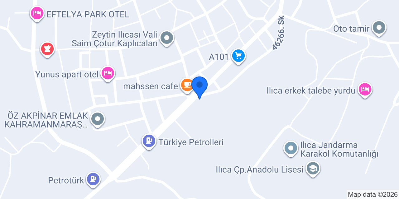 ZÜMRÜT OTEL ILICA konumu