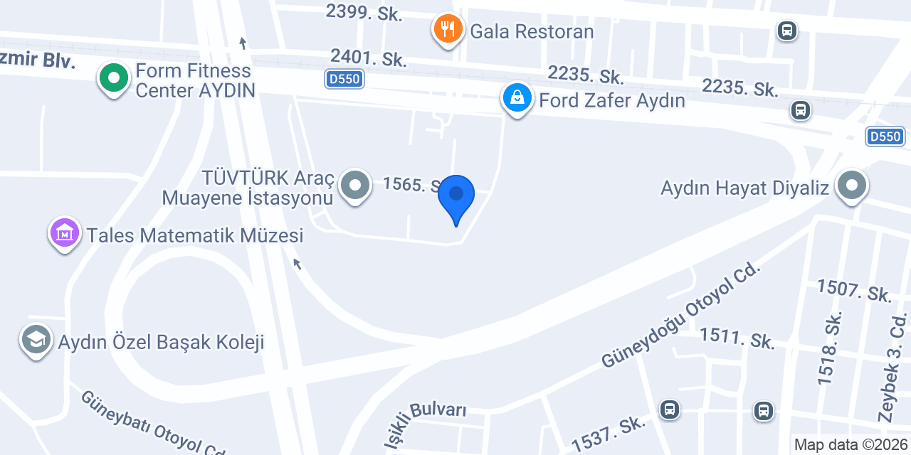 AYDIN İNCİ GETAP konumu