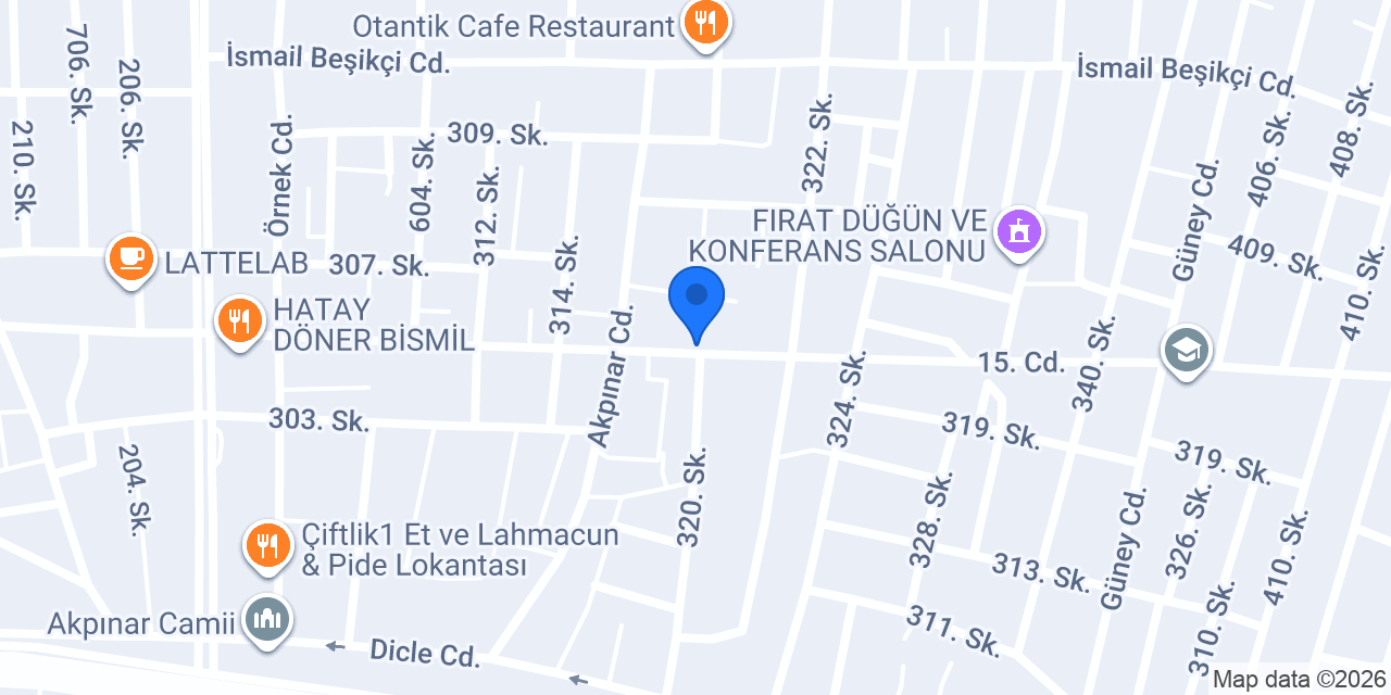 Akpınar Market konumu