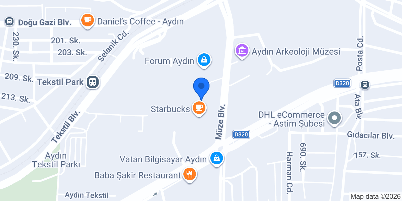 MAD Parfüm Aydın Forum Avm konumu