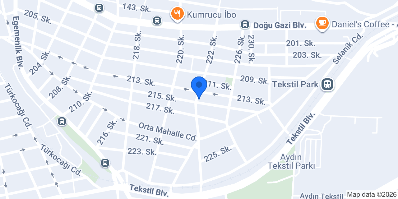 PELES - Aydın Şubesi konumu
