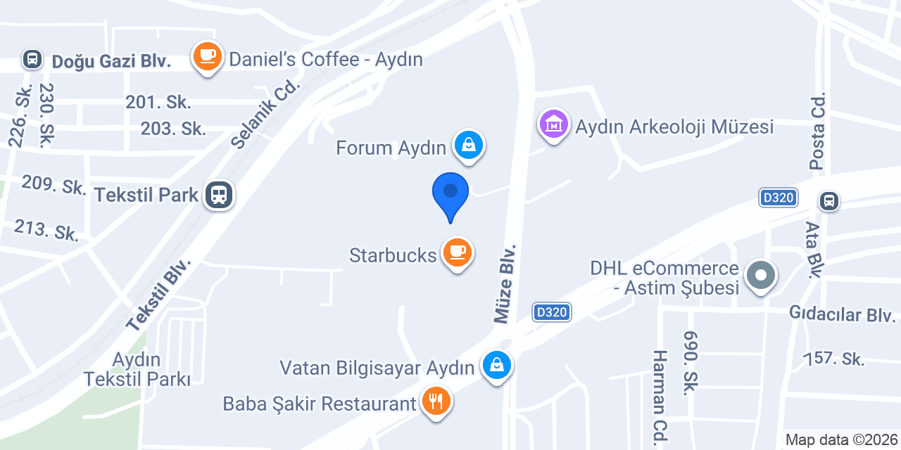 Toyzz Shop Forum Aydın konumu
