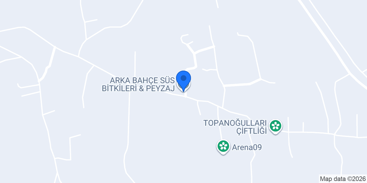 ARKA BAHÇE SÜS BİTKİLERİ & PEYZAJ konumu