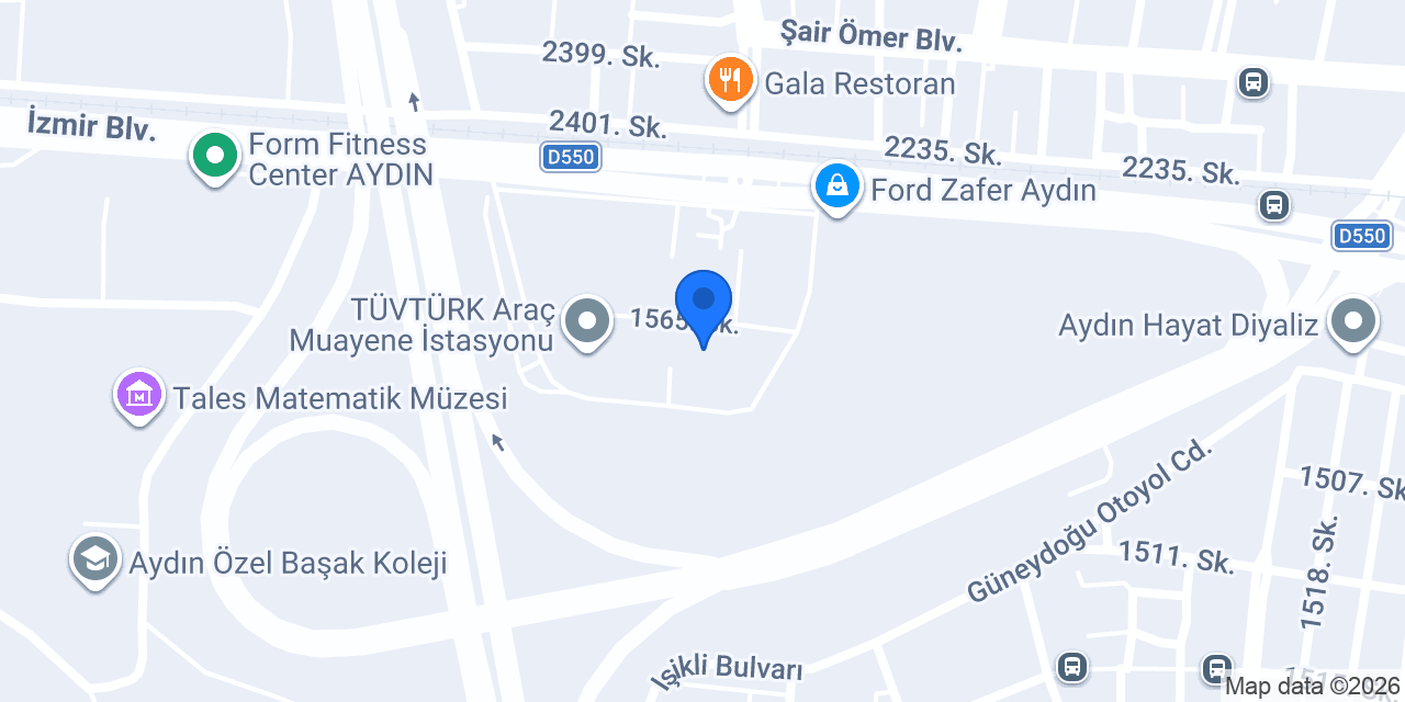 Çamlıca Garaj konumu