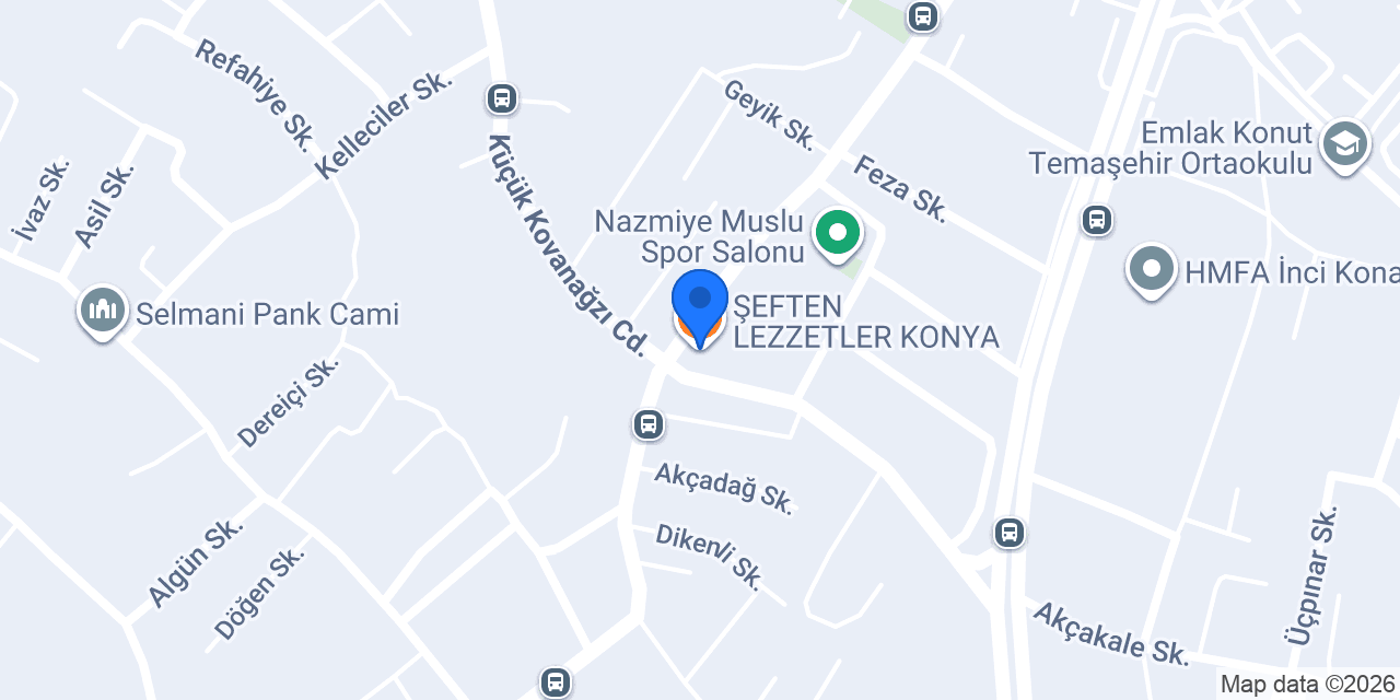 ŞEFTEN LEZZETLER KONYA konumu