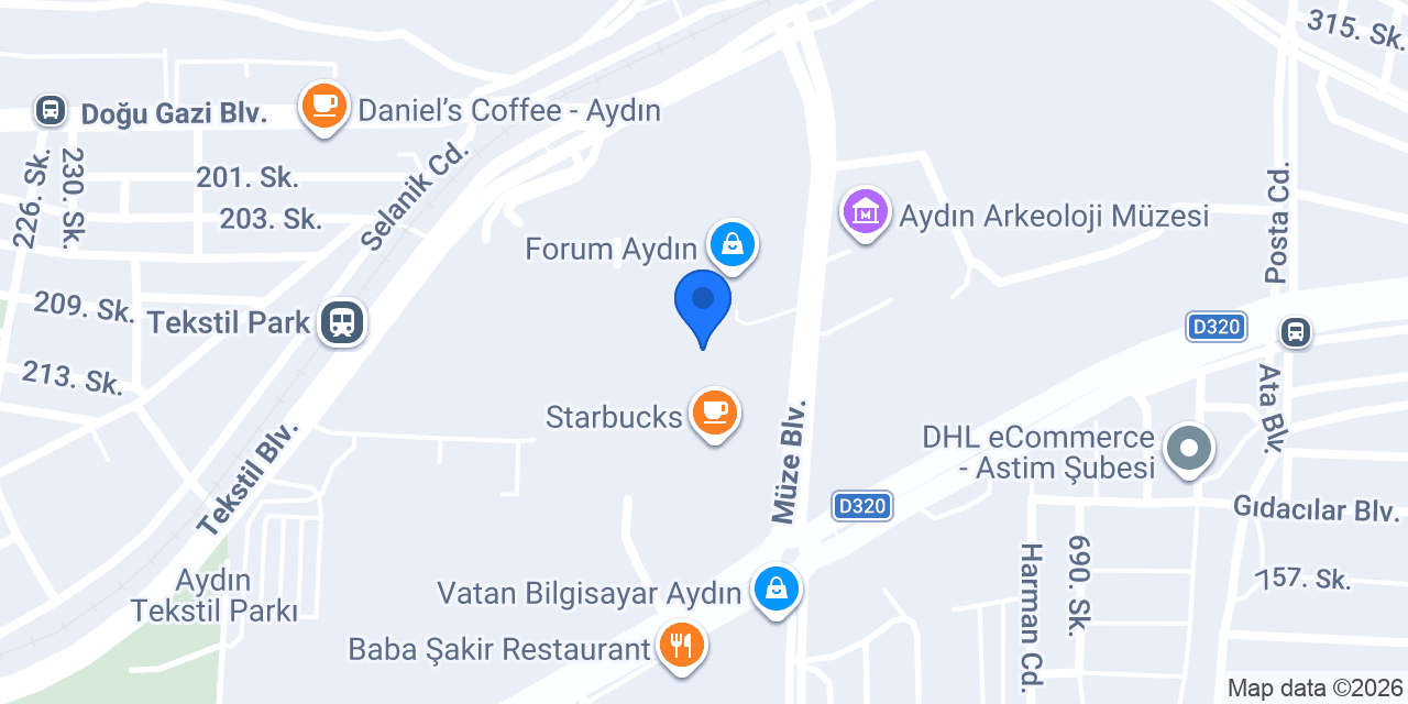 Gönül Kahvesi Forum Aydın konumu